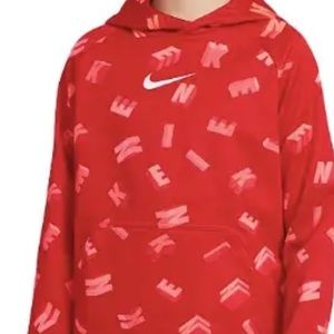 NWT Red boys nike hoodie XL